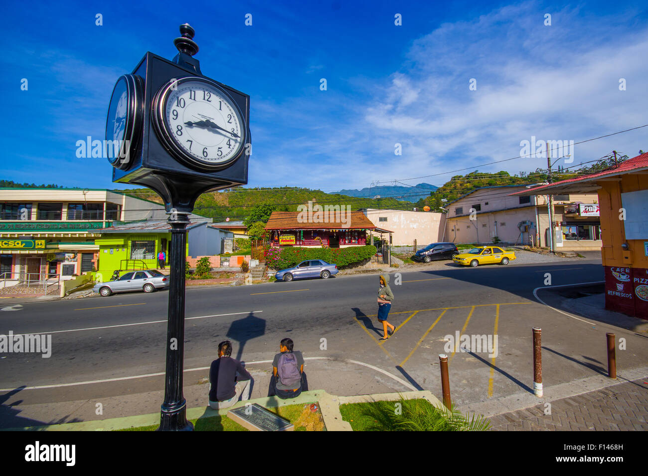 Boquete is a tourism town on the Caldera River, in the green mountain