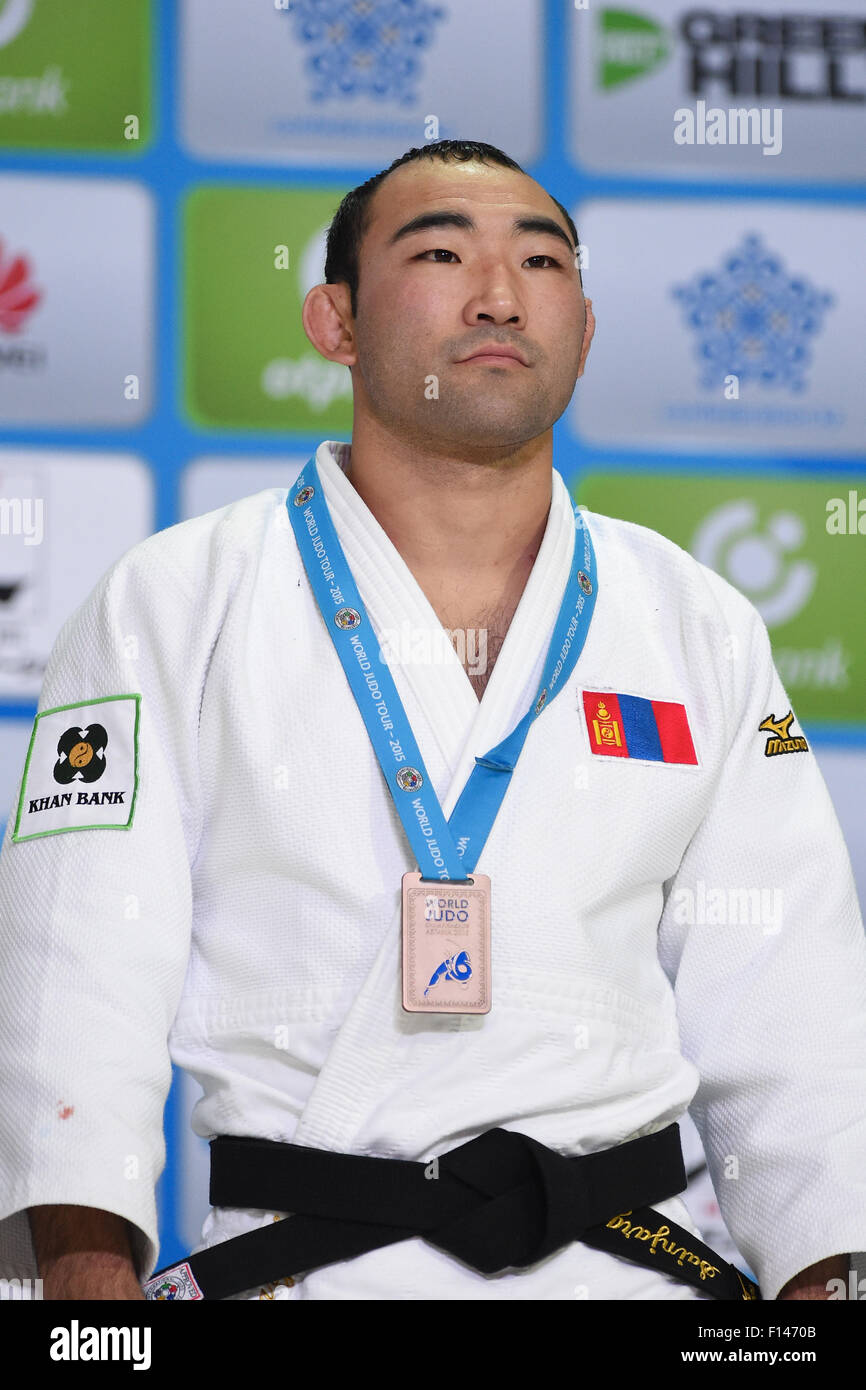 Astana, Kazakhstan. 26th Aug, 2015. Nyam Ochir Sainjargal (MGL) Judo