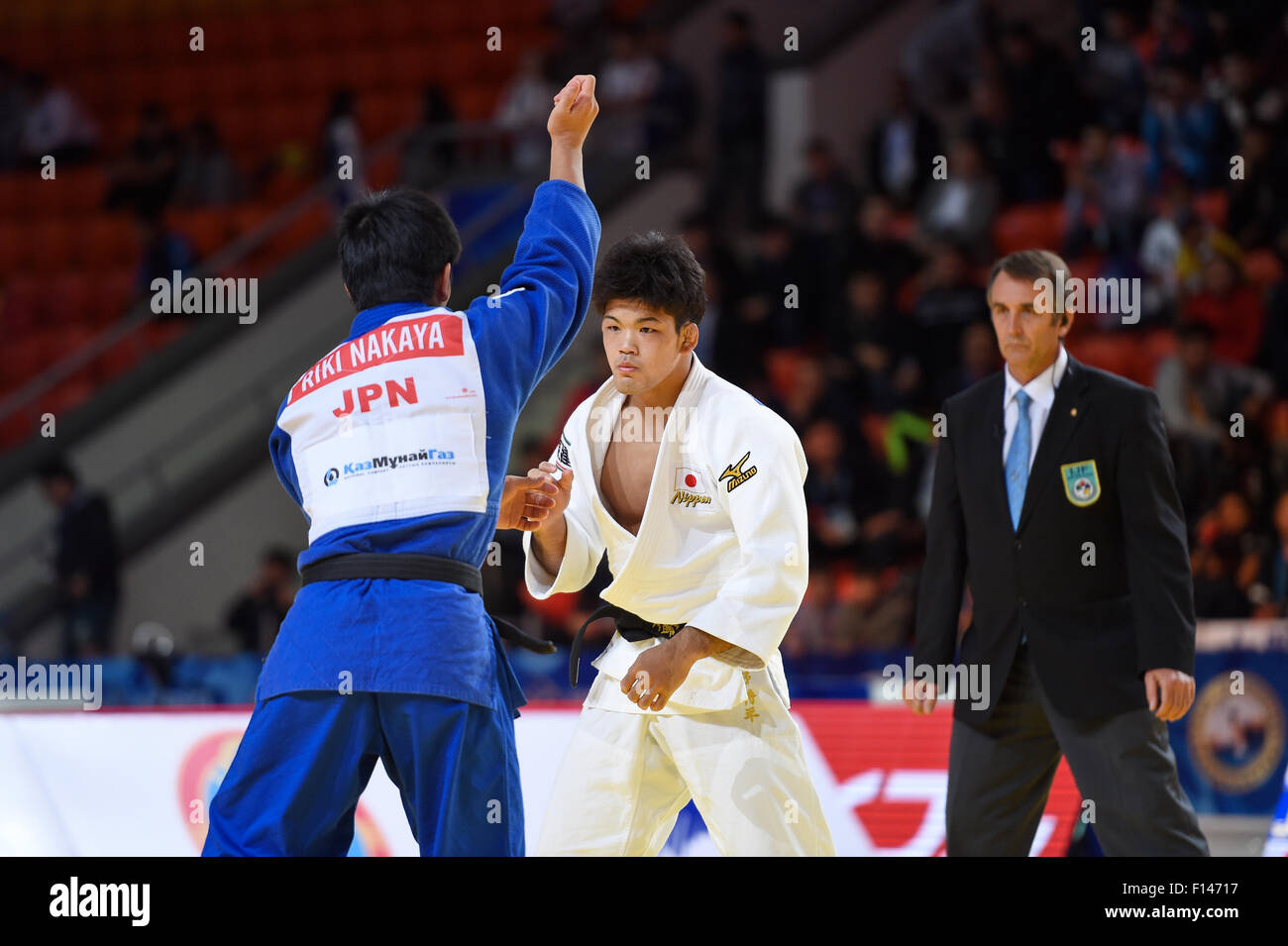 Astana, Kazakhstan. 26th Aug, 2015. Shohei Ono (JPN) Judo World Judo