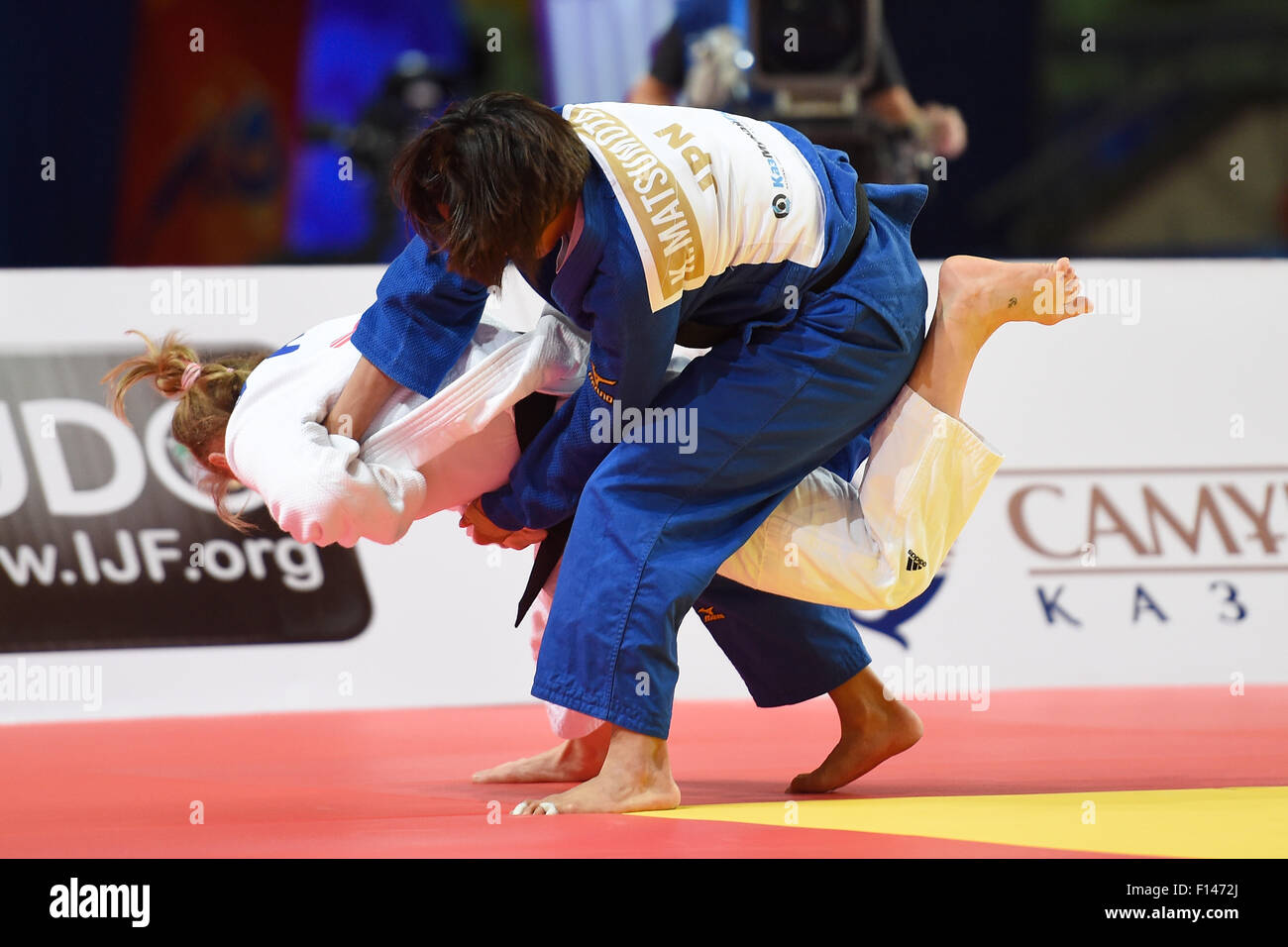 Astana, Kazakhstan. 26th Aug, 2015. Kaori Matsumoto (JPN) Judo World