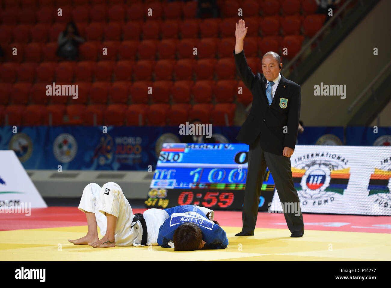 Astana, Kazakhstan. 26th Aug, 2015. Chen Ling Lien (TPE) Judo World