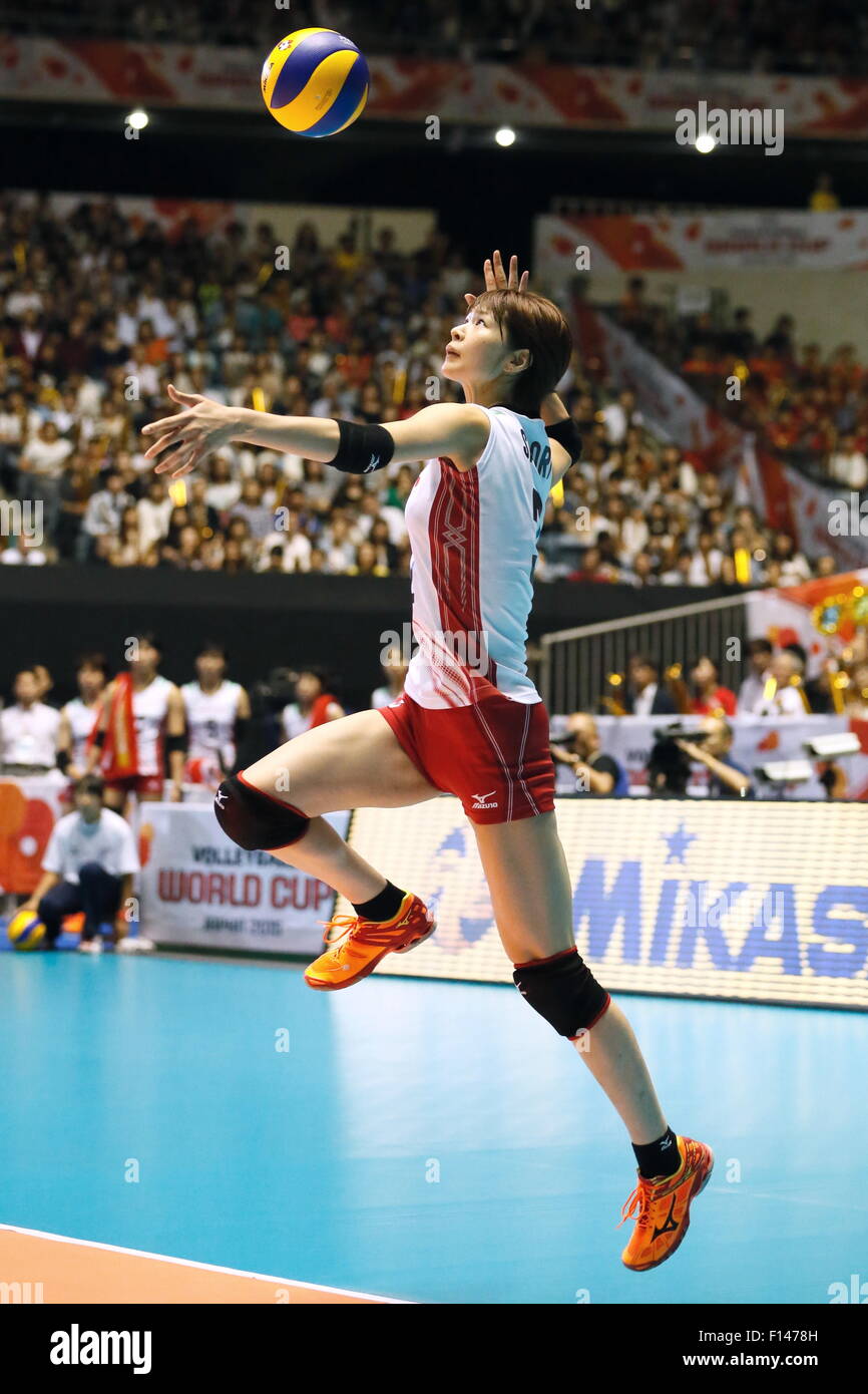 Tokyo Japan. 26th Aug 2015. Saori Kimura JPN Volleyball FIVB