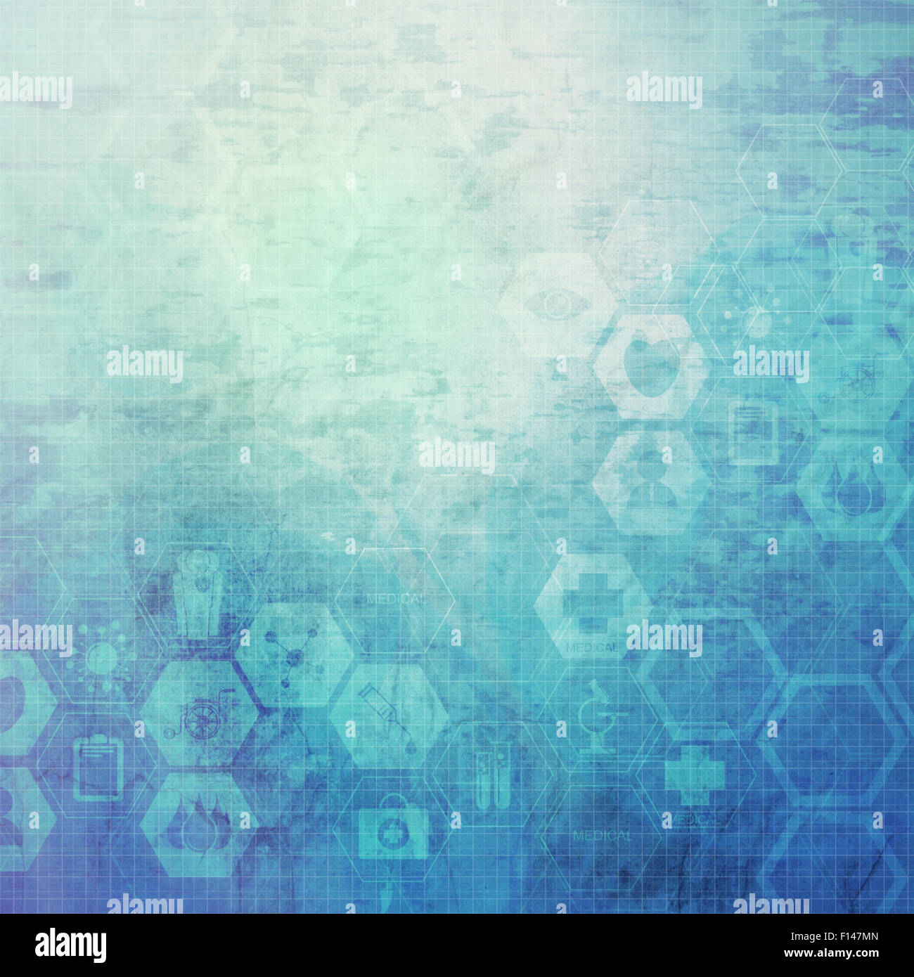 Abstract molecules medical background Stock Photo - Alamy