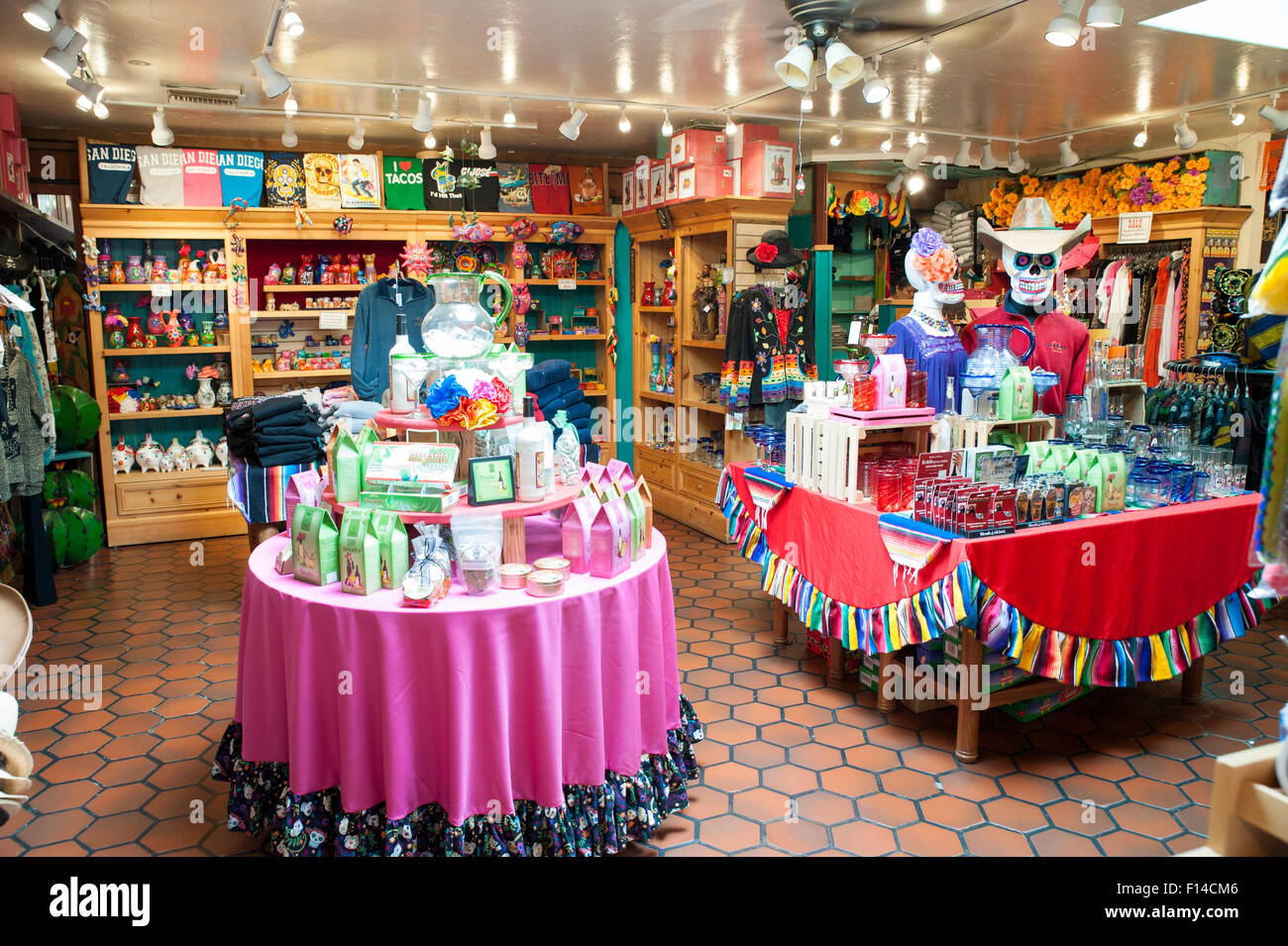 A gift shop at Old Town San Diego, San Diego, California, USA Stock Photo