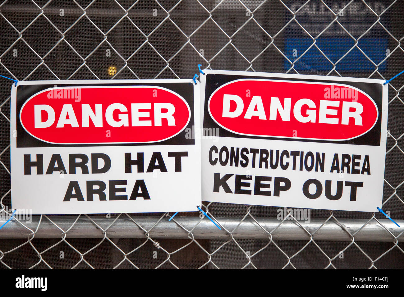 Construction site signs hires stock photography and images Alamy