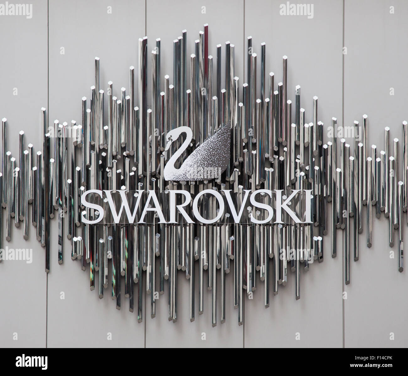 Swarovski brand on storefront in New York City Stock Photo - Alamy
