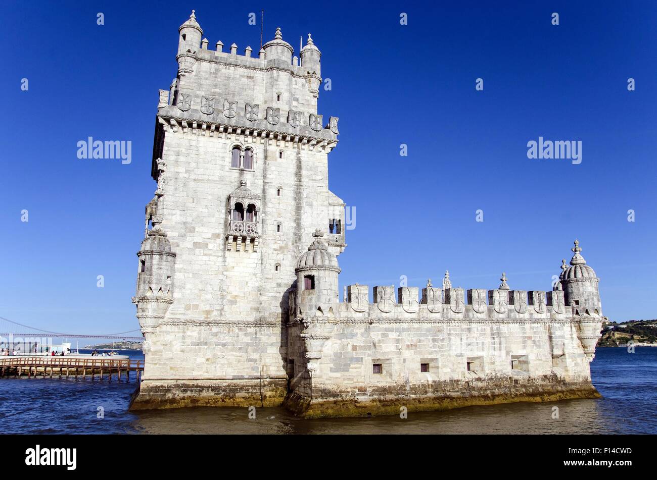 Torre de Belem tower, Lisbon, Portugal Stock Photo