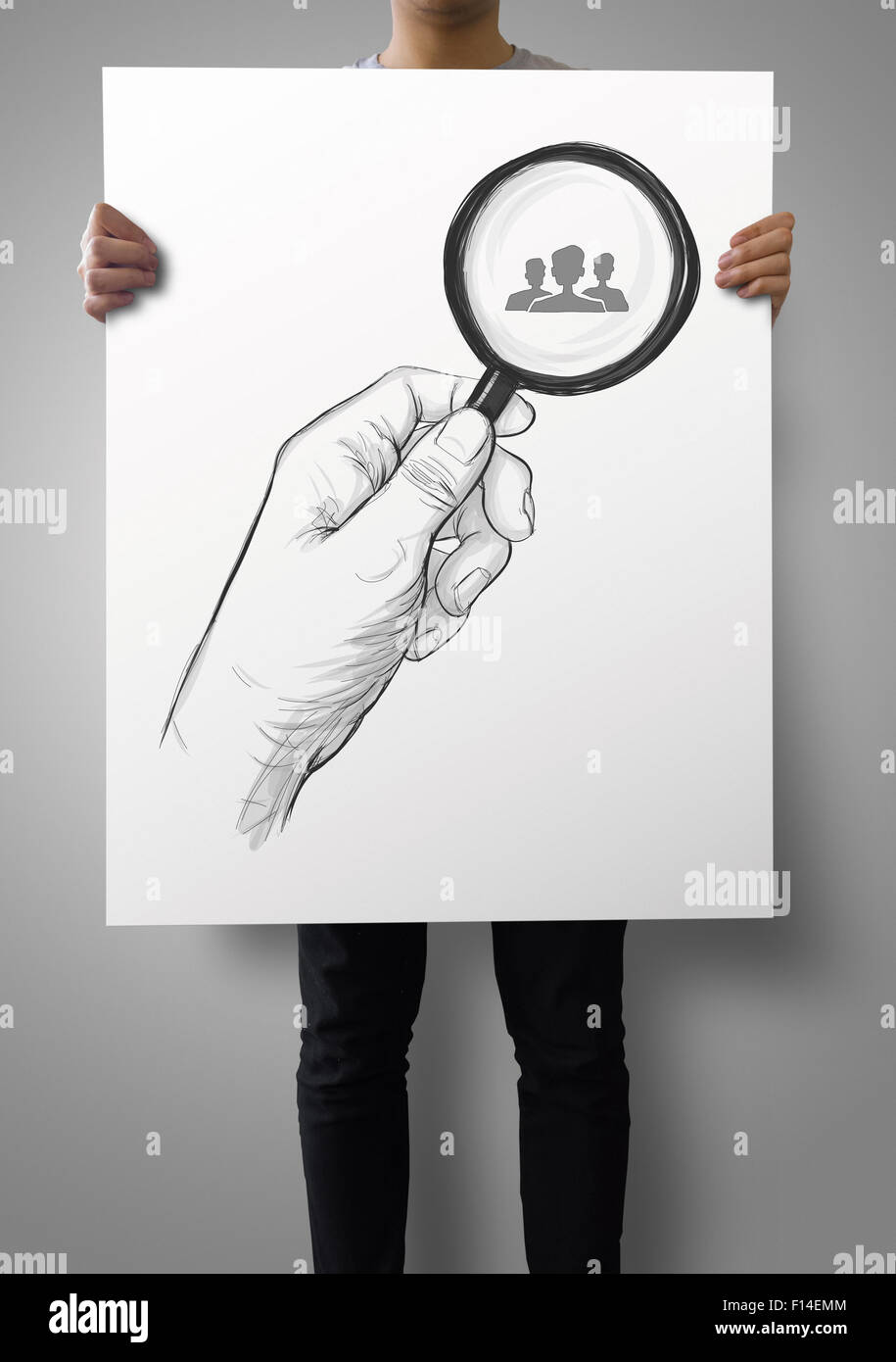 Poster drawing hi-res stock photography and images - Alamy