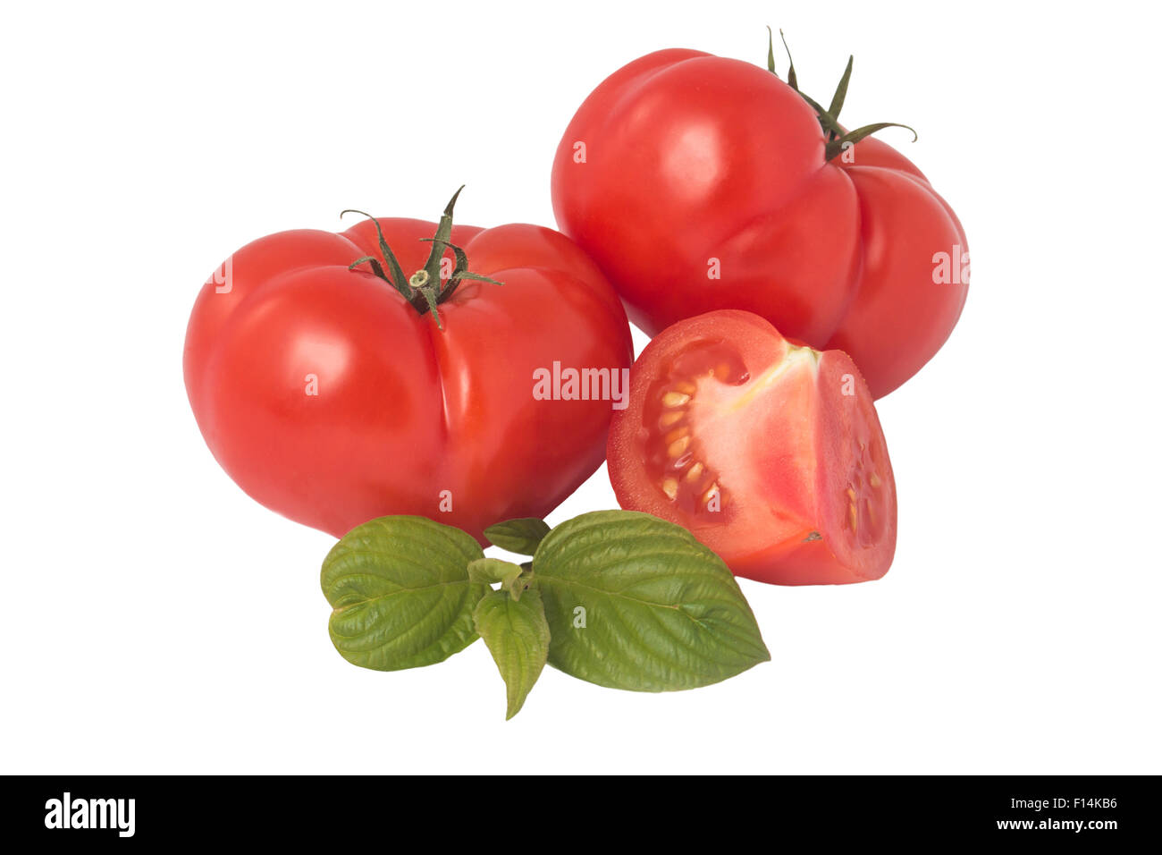 tomatoes isolated on white background Stock Photo - Alamy