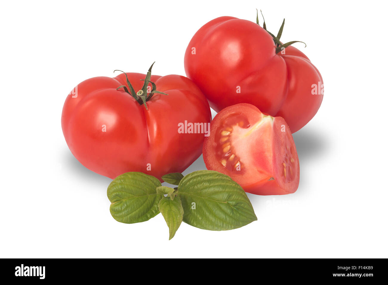tomatoes isolated on white background Stock Photo - Alamy