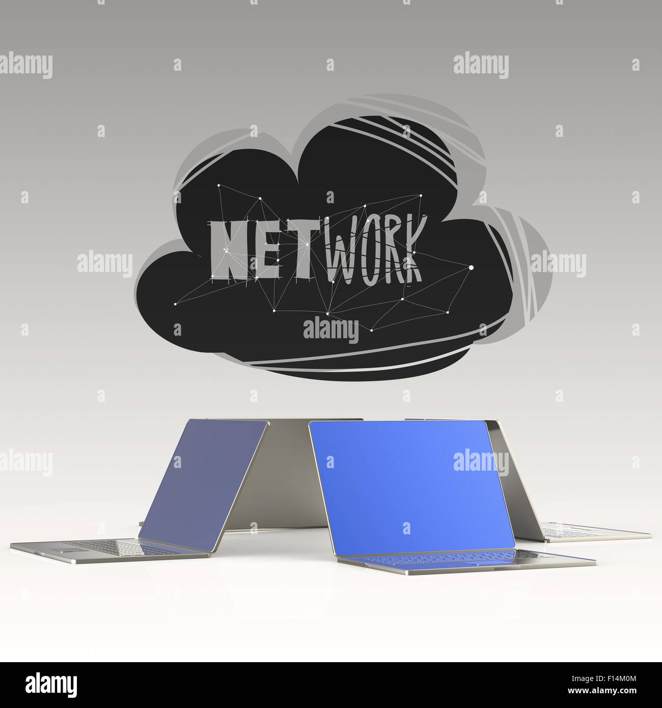 3d laptop computer hand drawn hi-res stock photography and images - Alamy