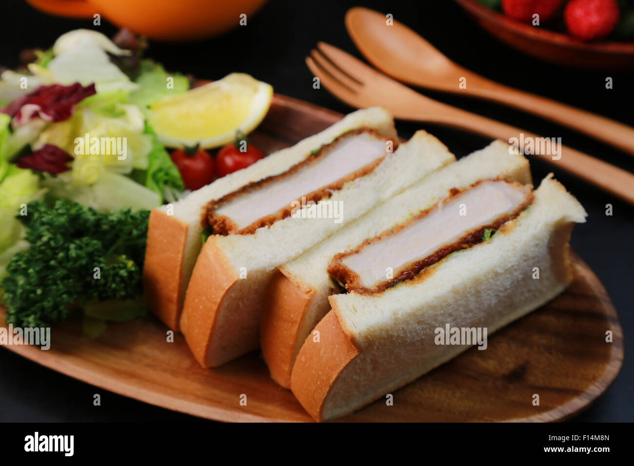 Pork cutlet sandwich Stock Photo Alamy