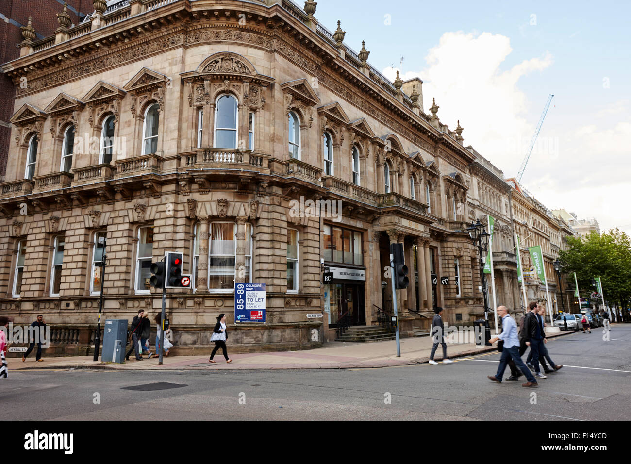 85-89 colmore row former union gentlemans club Birmingham UK Stock Photo