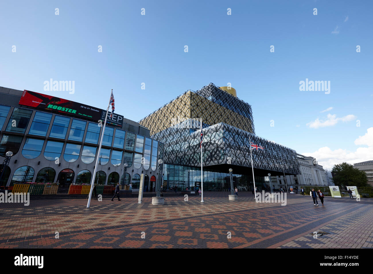 Birmingham repertory theatre and library of birmingham centenary square