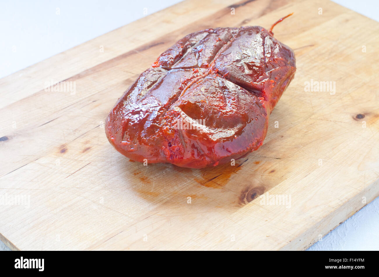 N'duia calabrese salami with ground pork Italy Stock Photo Alamy