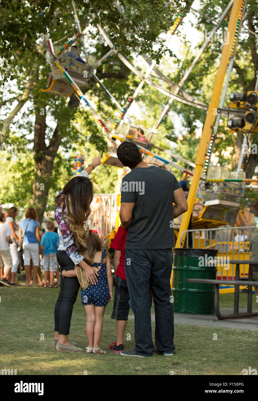 Fun Fair Spinning Wheel Stock Photos & Fun Fair Spinning Wheel Stock