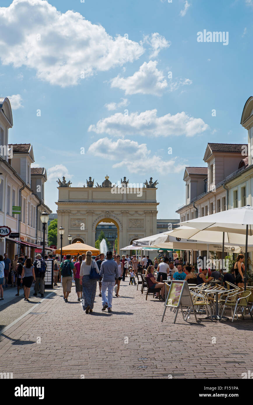 Brandenburg gate, Potsdam, Germany Stock Photo