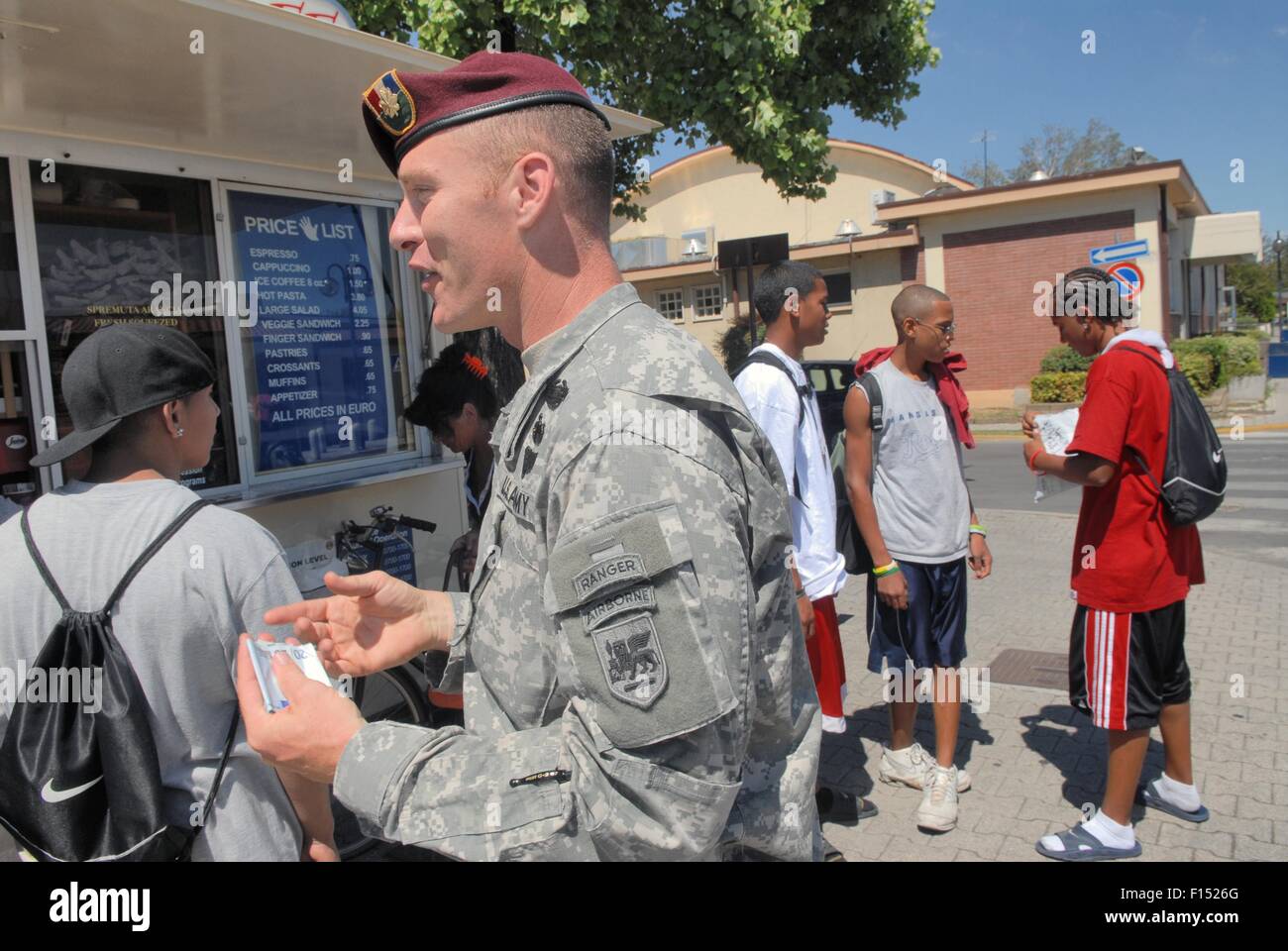 Italy, Camp Ederle US Army base in Vicenza Stock Photo