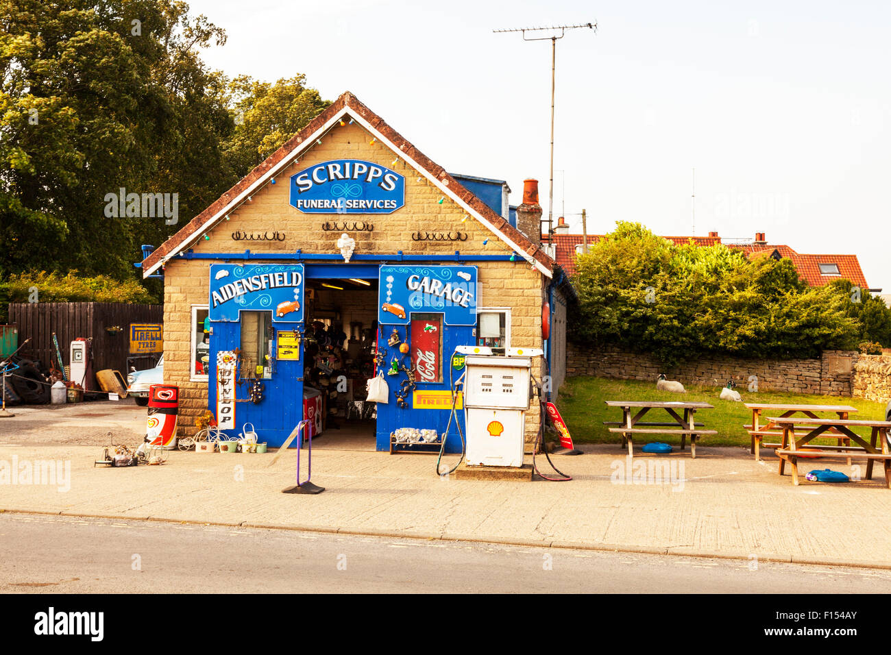 Scripps Aidensfield Garage Funeral Services Building Goathland North 