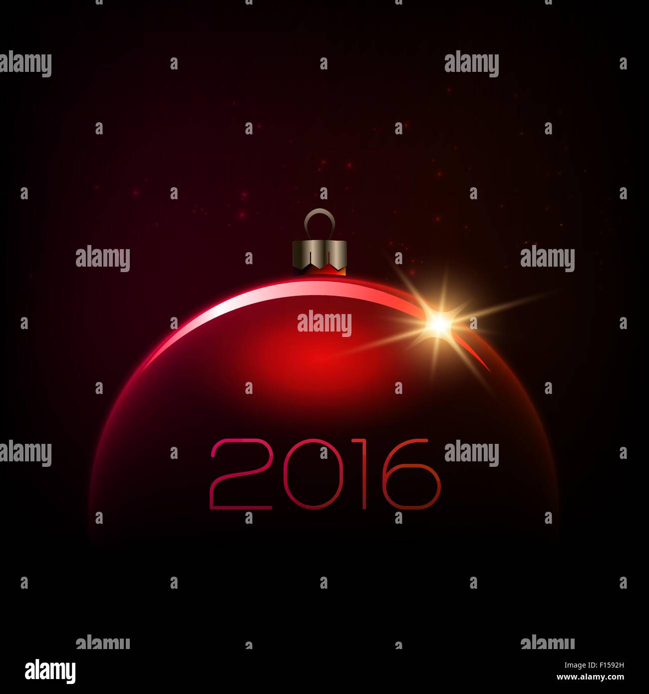 Merry Christmas Bauble greeting card Stock Vector Image & Art - Alamy