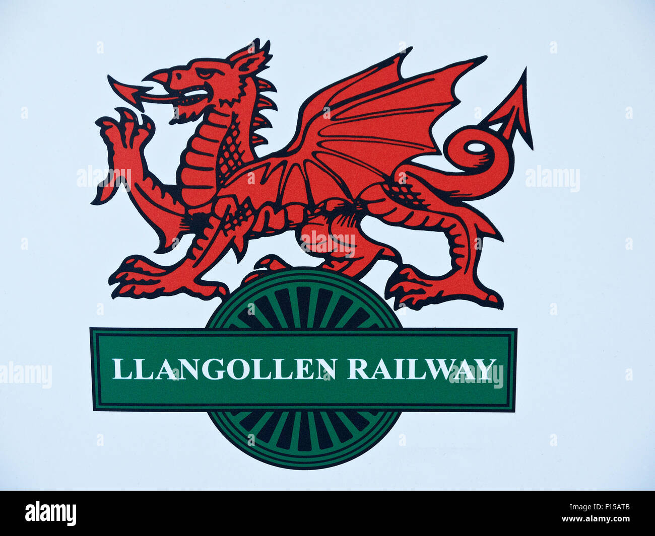 Llangollen railway sign Stock Photo Alamy
