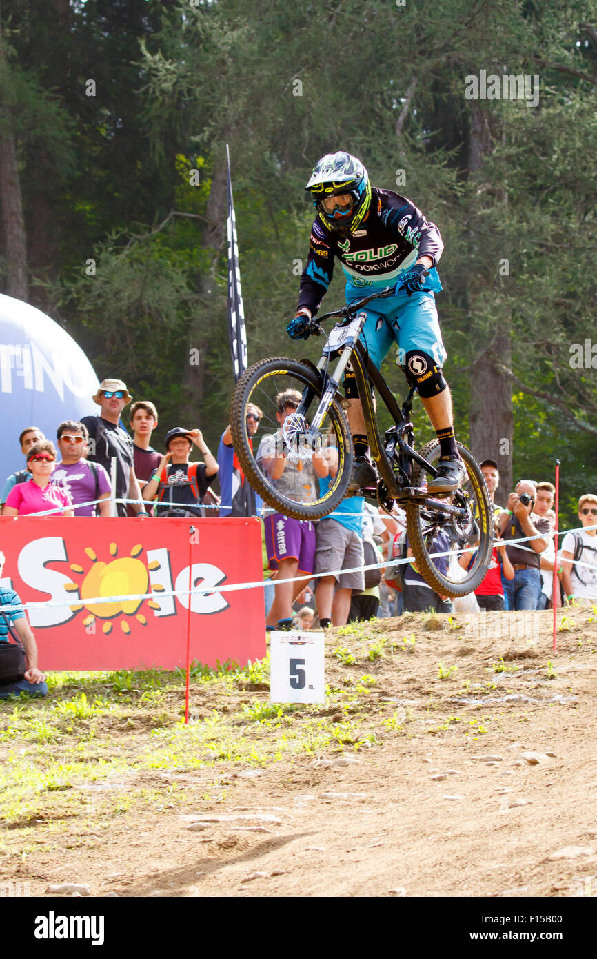 Val Di Sole, Italy - 22 August 2015: Solid-Reverse Factory Racing Team ...