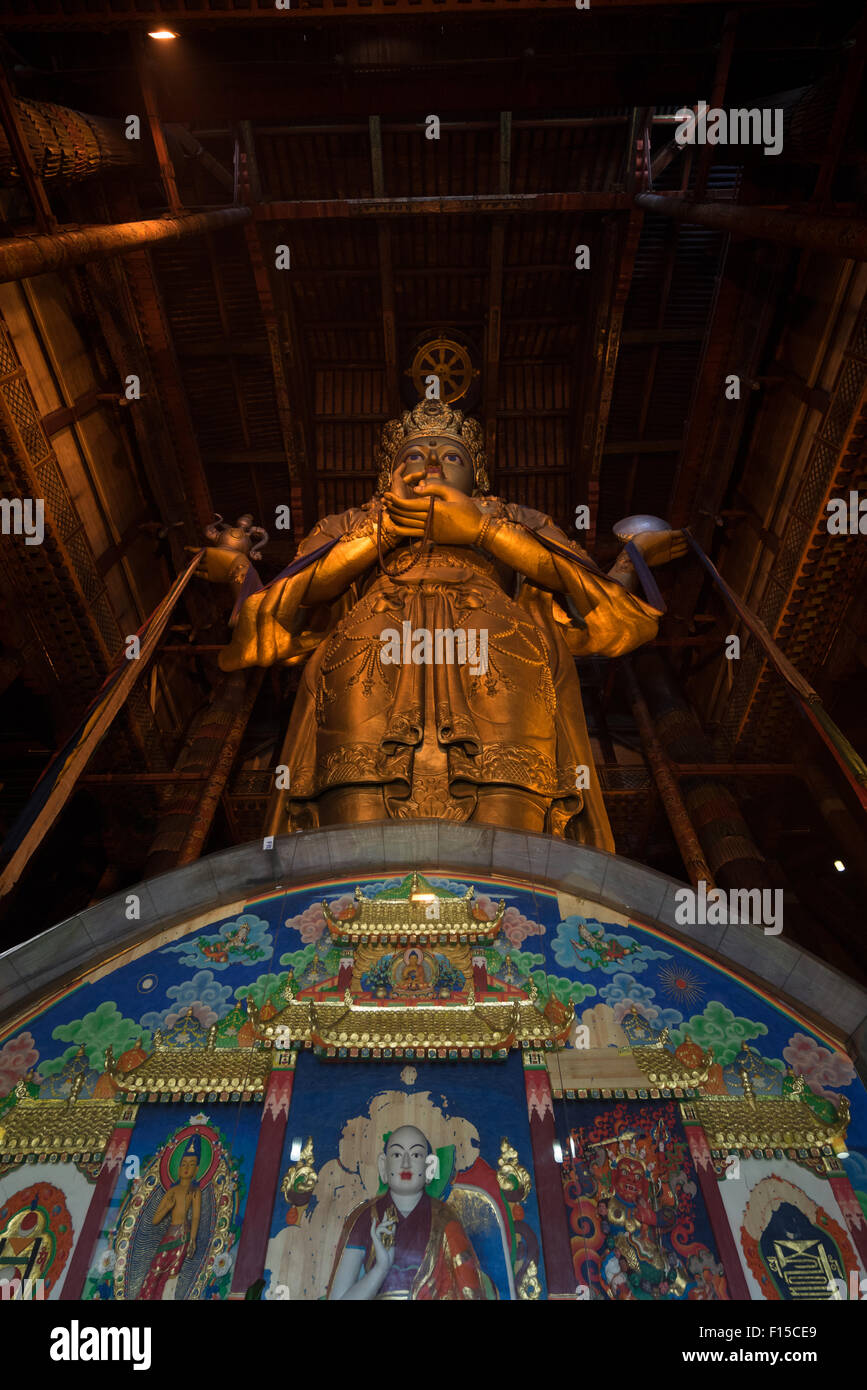 Gandantegchinlen Tibetan style Buddhist Monastery in Ulaanbaatar