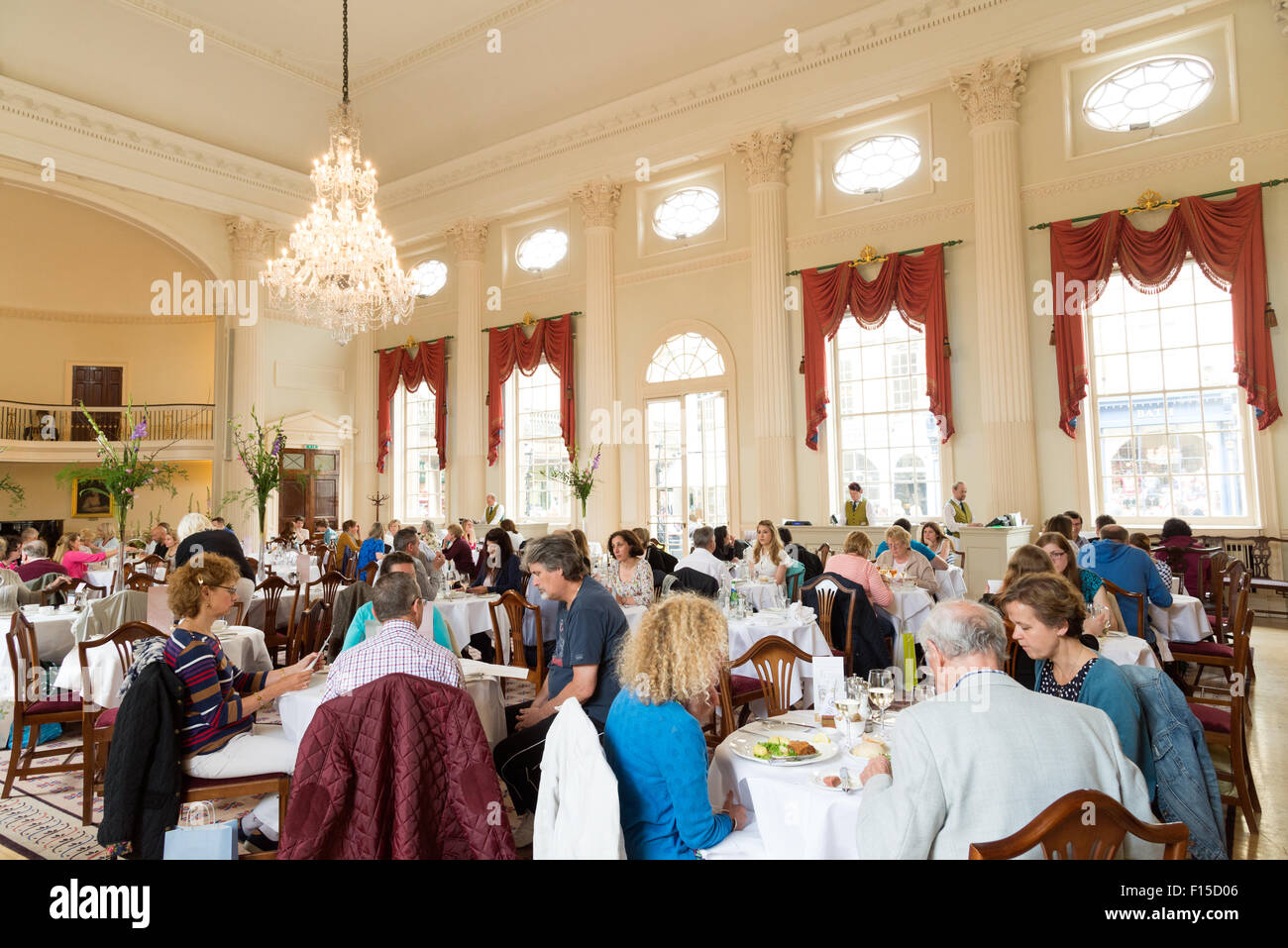 The Pump Room restaurant, Bath, Somerset, England, UK Stock Photo Alamy