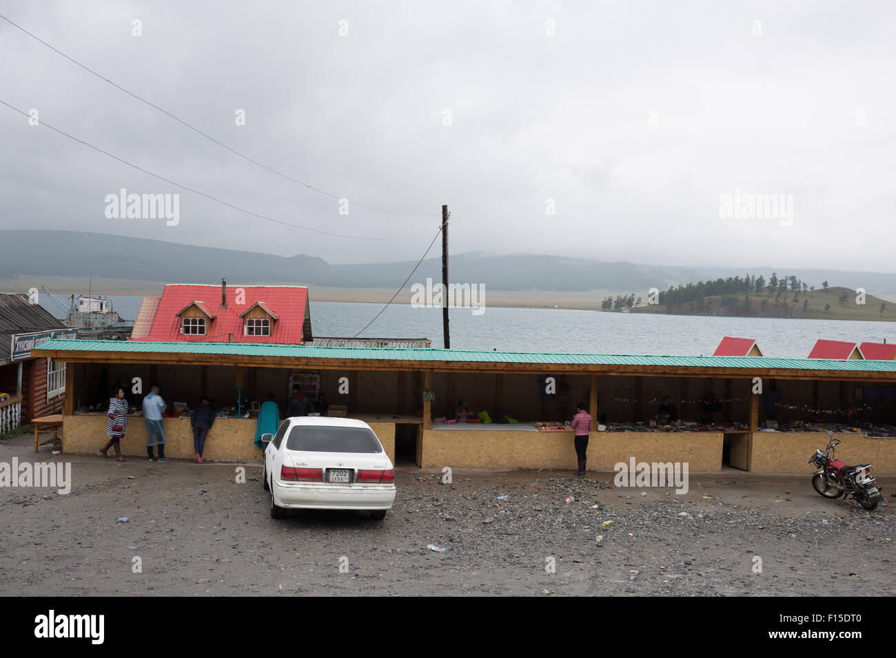 Town of Murun (Mörön) in northern Mongolia Stock Photo - Alamy