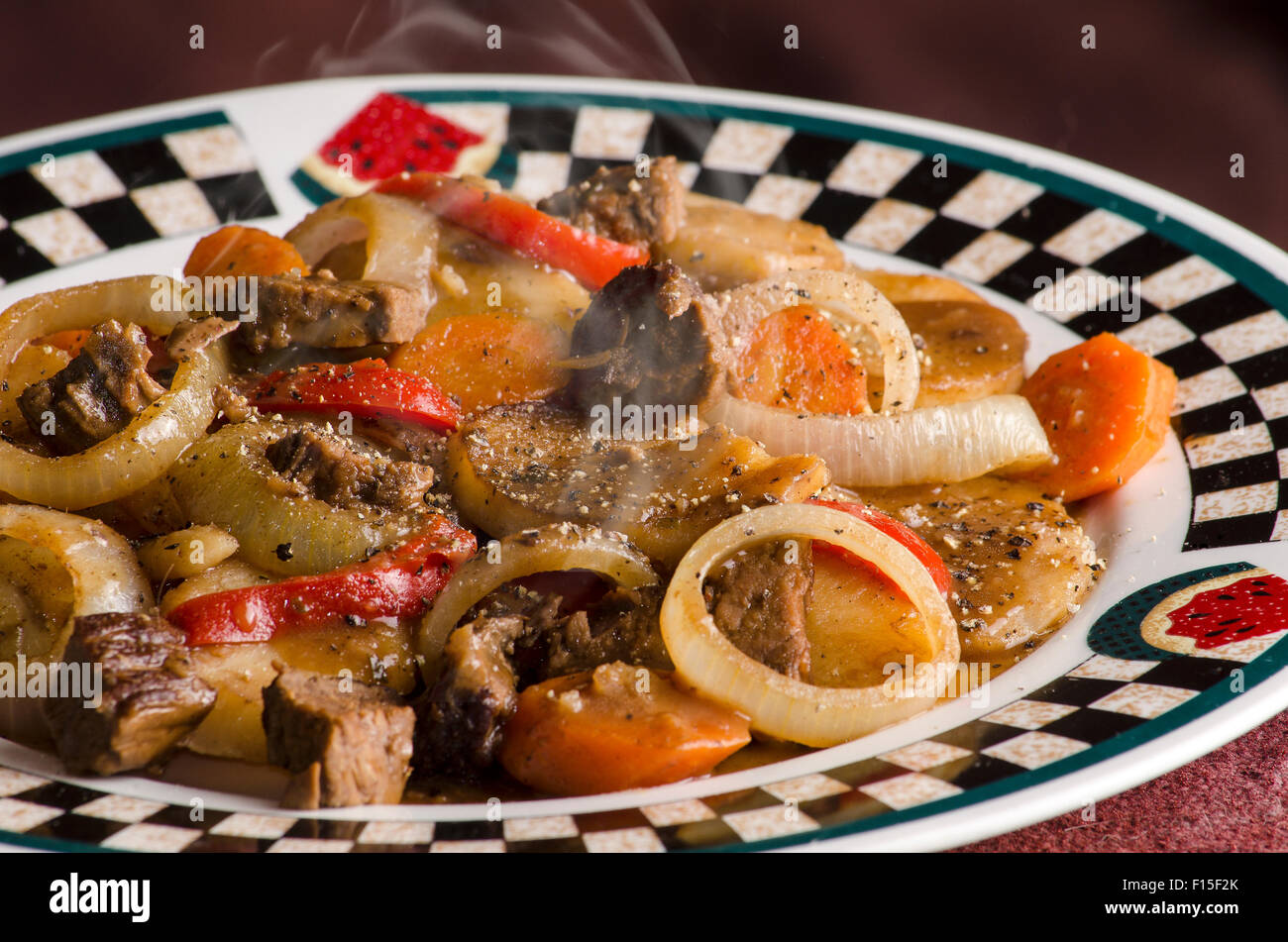 a country style stew Stock Photo