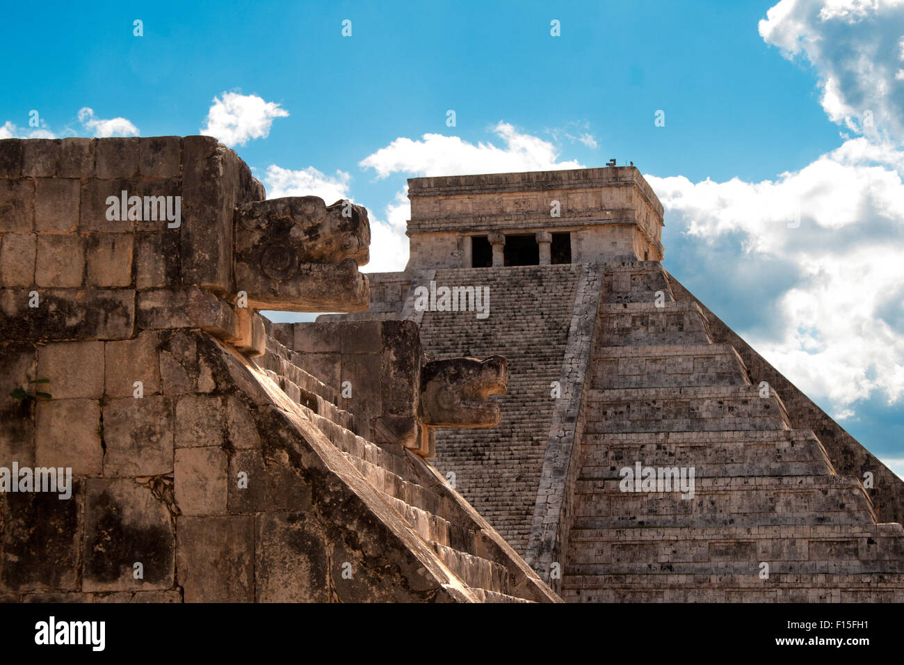 Mayan ruins in Chichen Itza, Mexico Stock Photo