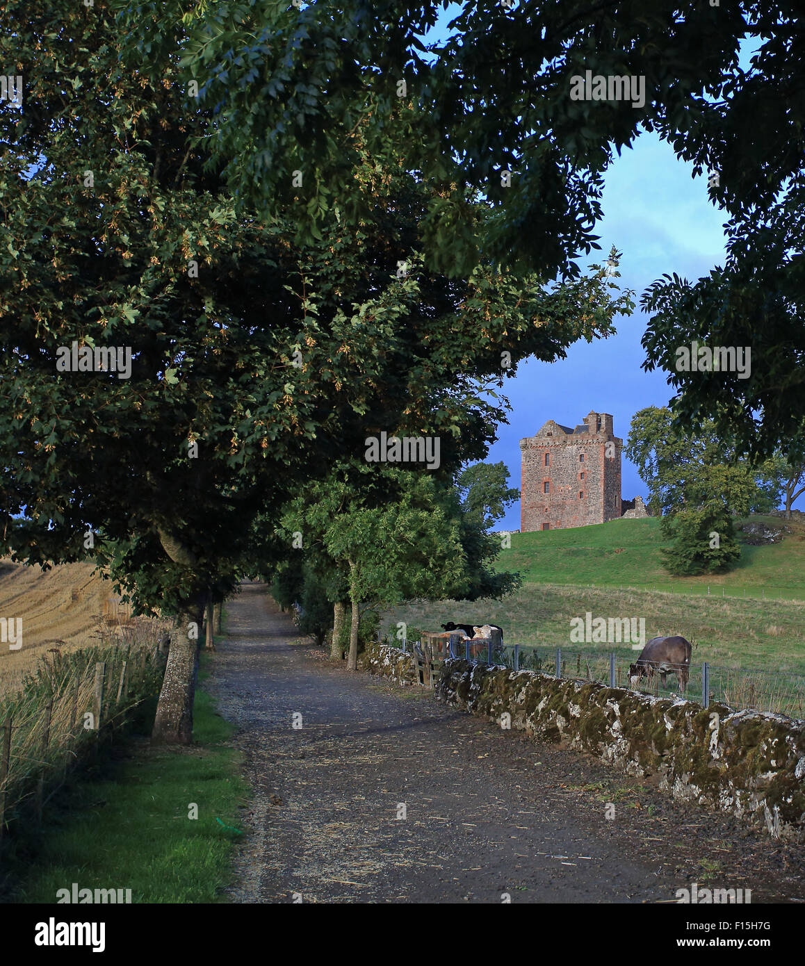 Balvaird Castle, Perthshire, Scotland Stock Photo