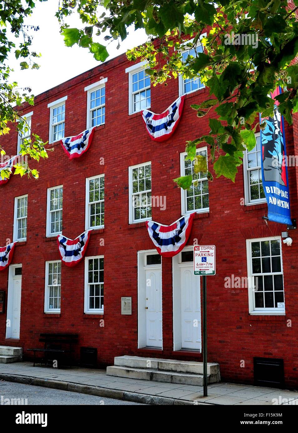 Baltimore, Maryland :  The Babe Ruth Birthplace and Museum at 216 Emory Street Stock Photo