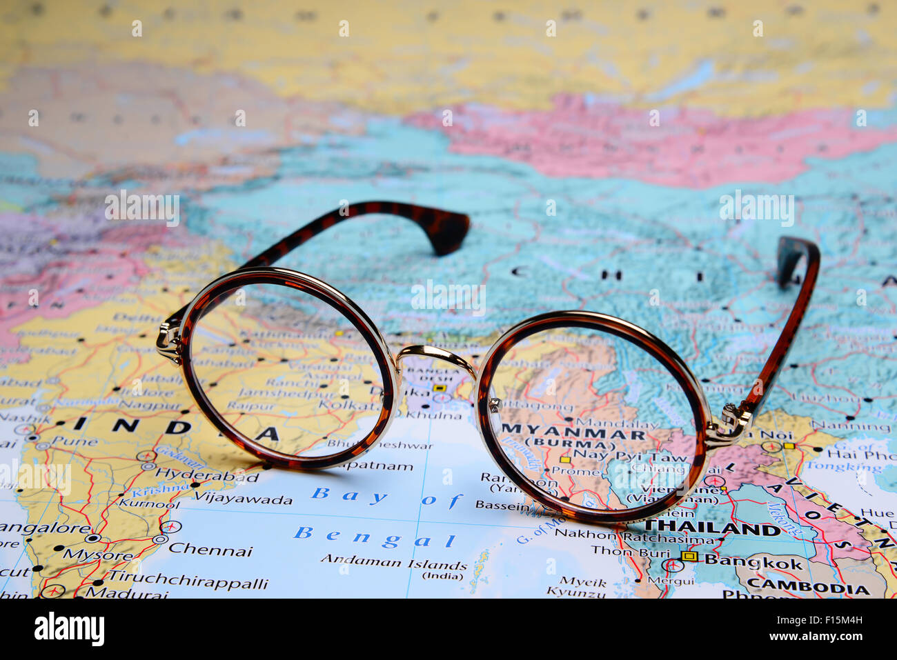 Myanmar map hi-res stock photography and images - Alamy