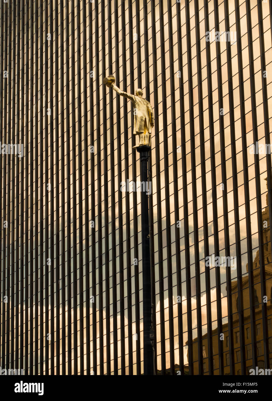 gold building in downtown Hartford Connecticut Stock Photo Alamy