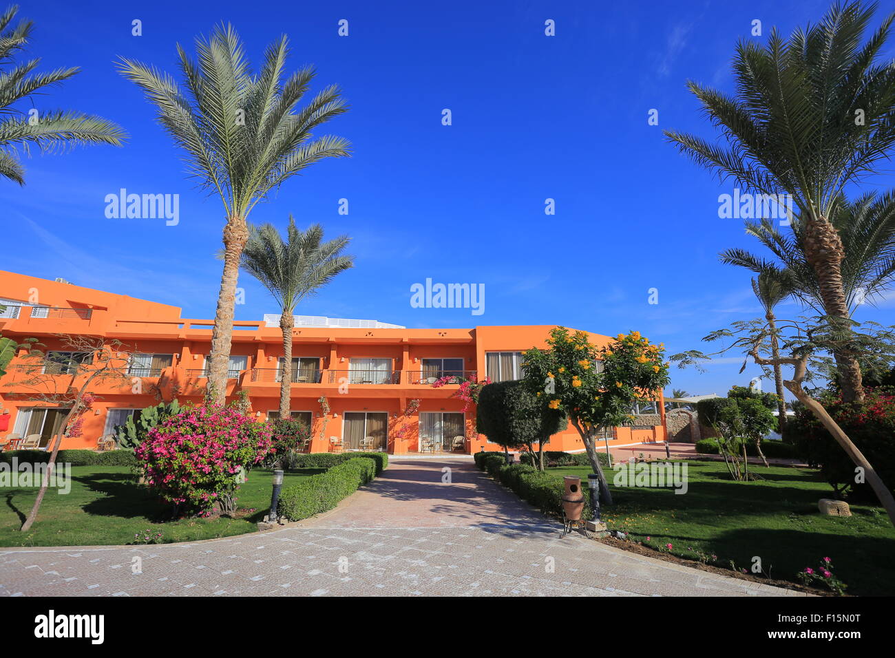 Hotel in Egypt Stock Photo