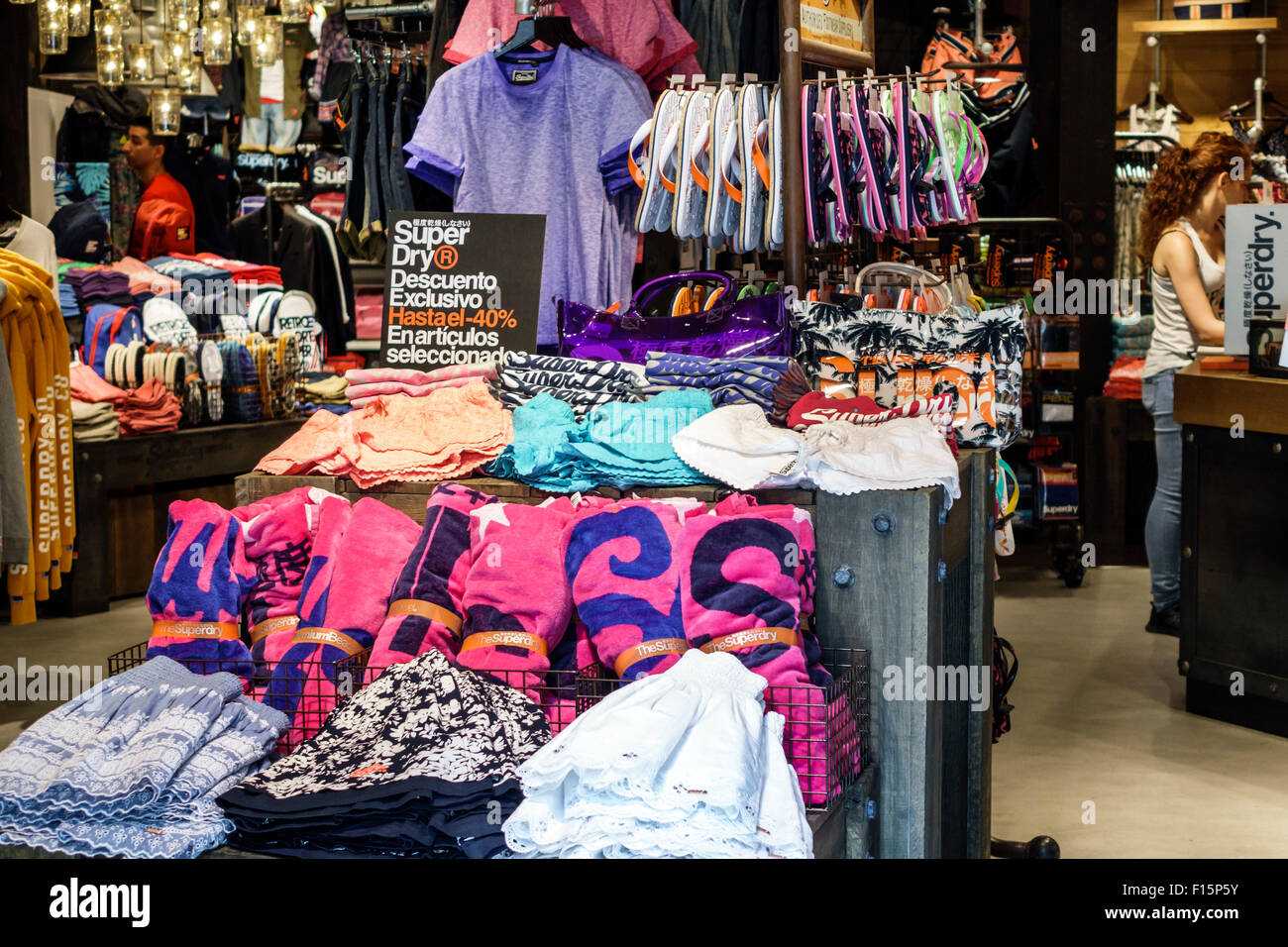 Superdry t stock and - Alamy