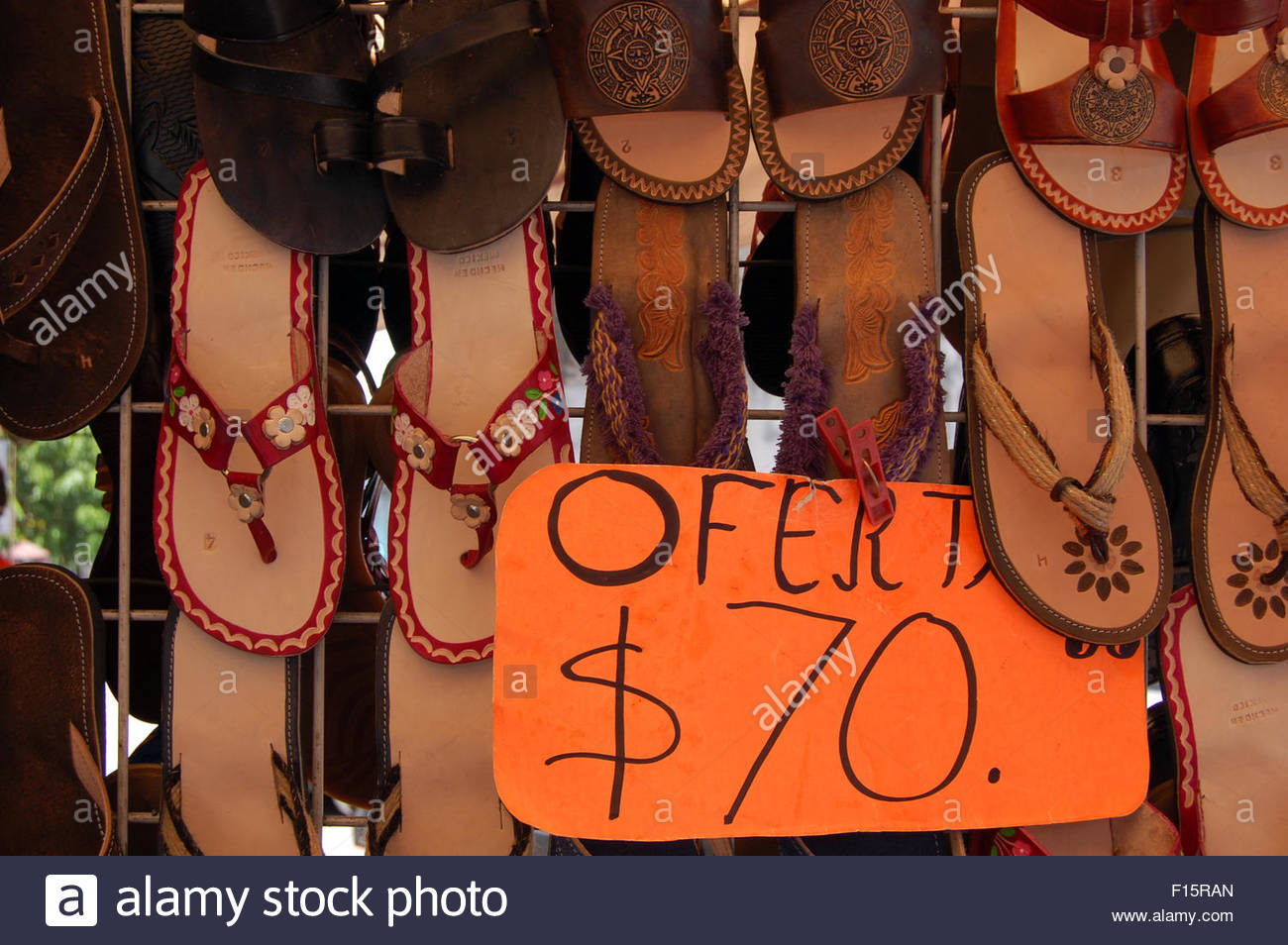 leather sandals from mexico