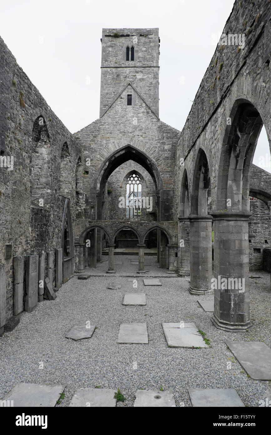 Sligo Abbey (Mainistir Shligigh), Sligo, Republic of Ireland Stock Photo