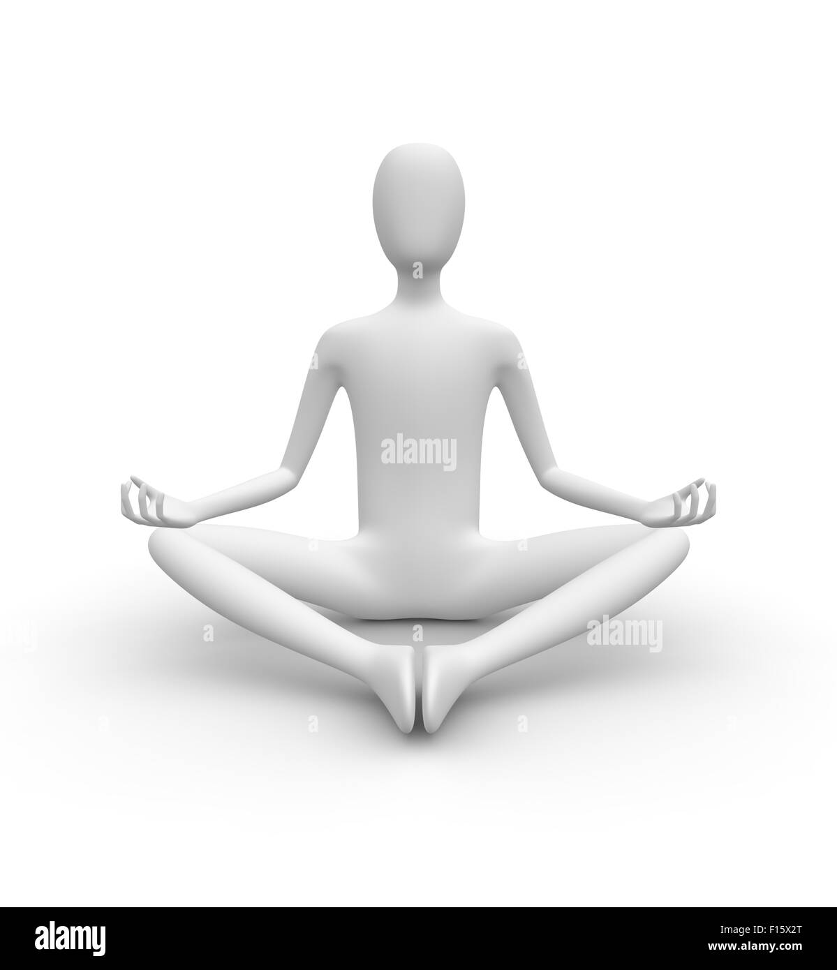 3d character yoga hi-res stock photography and images - Alamy