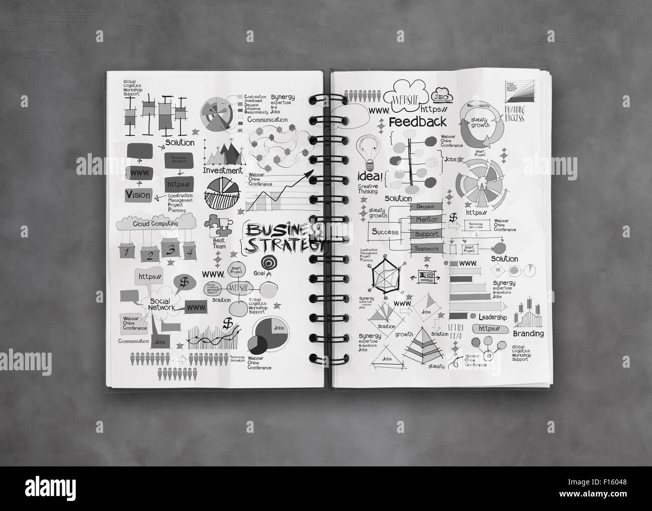 book of success business and strategy as concept Stock Photo - Alamy