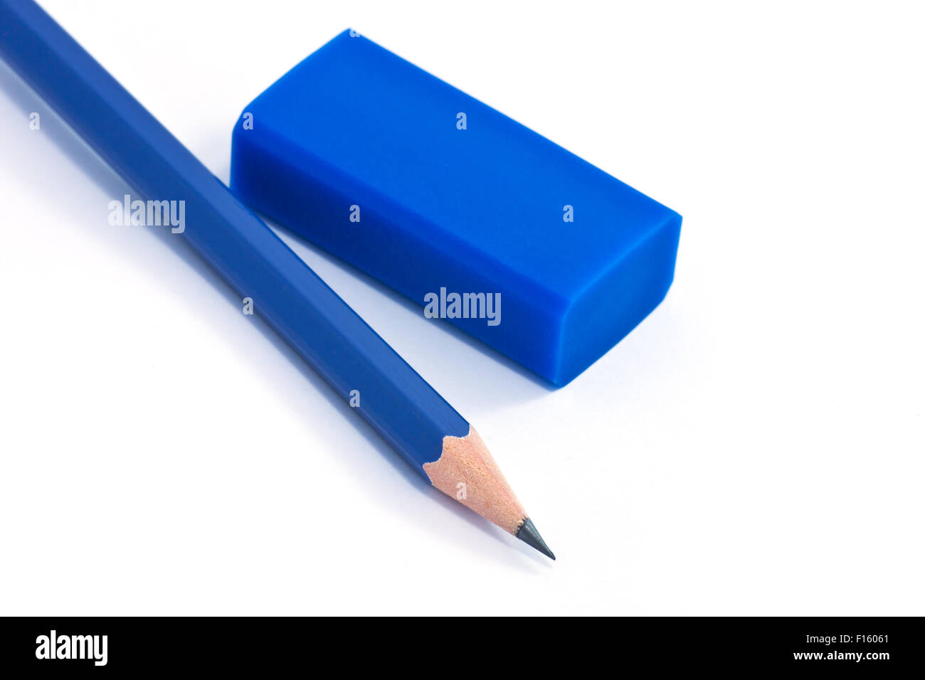 pencil and eraser Stock Photo Alamy
