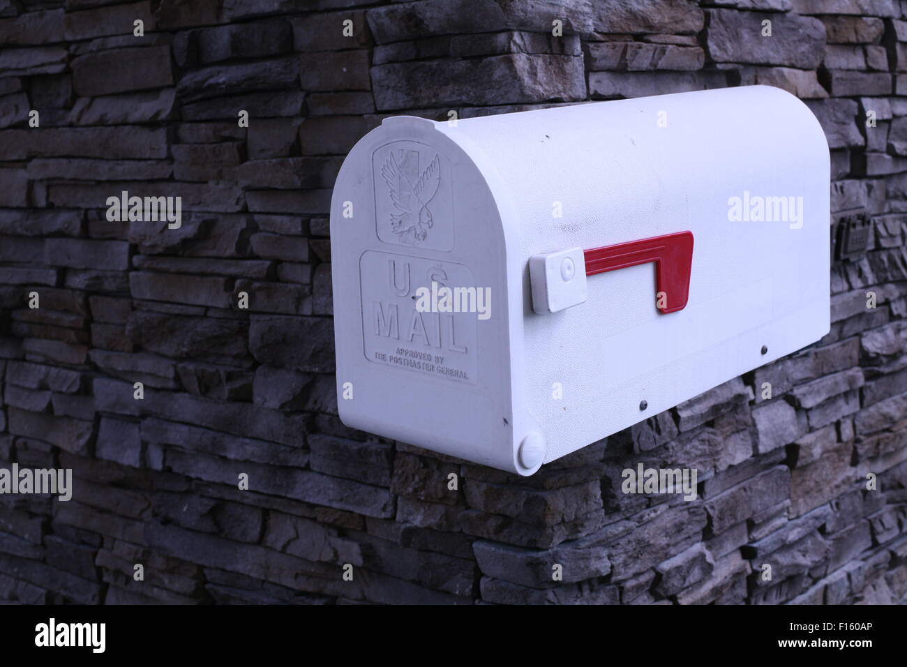 U.S mailbox in the countryside Stock Photo