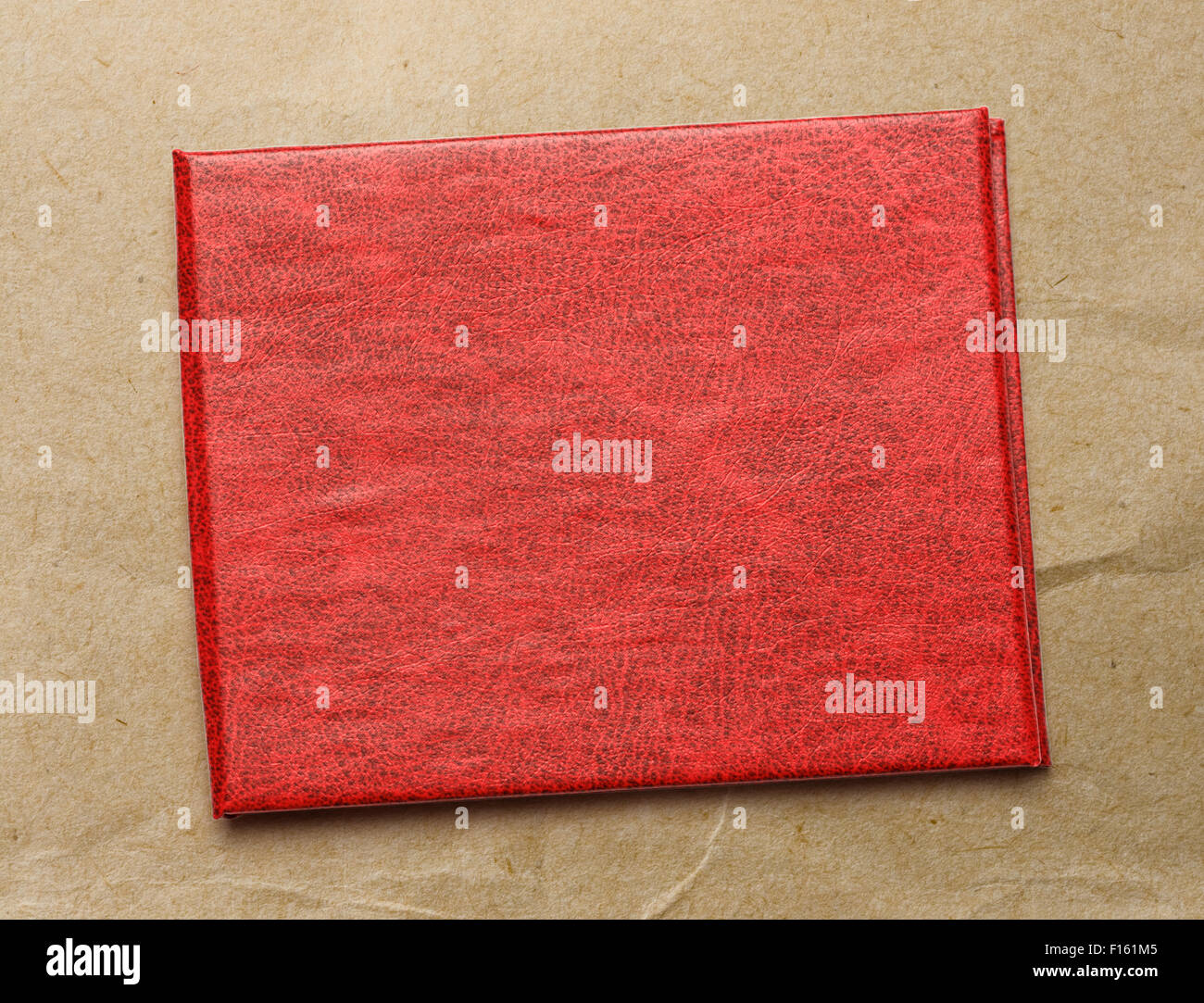 Red blank document cover as background closeup Stock Photo - Alamy