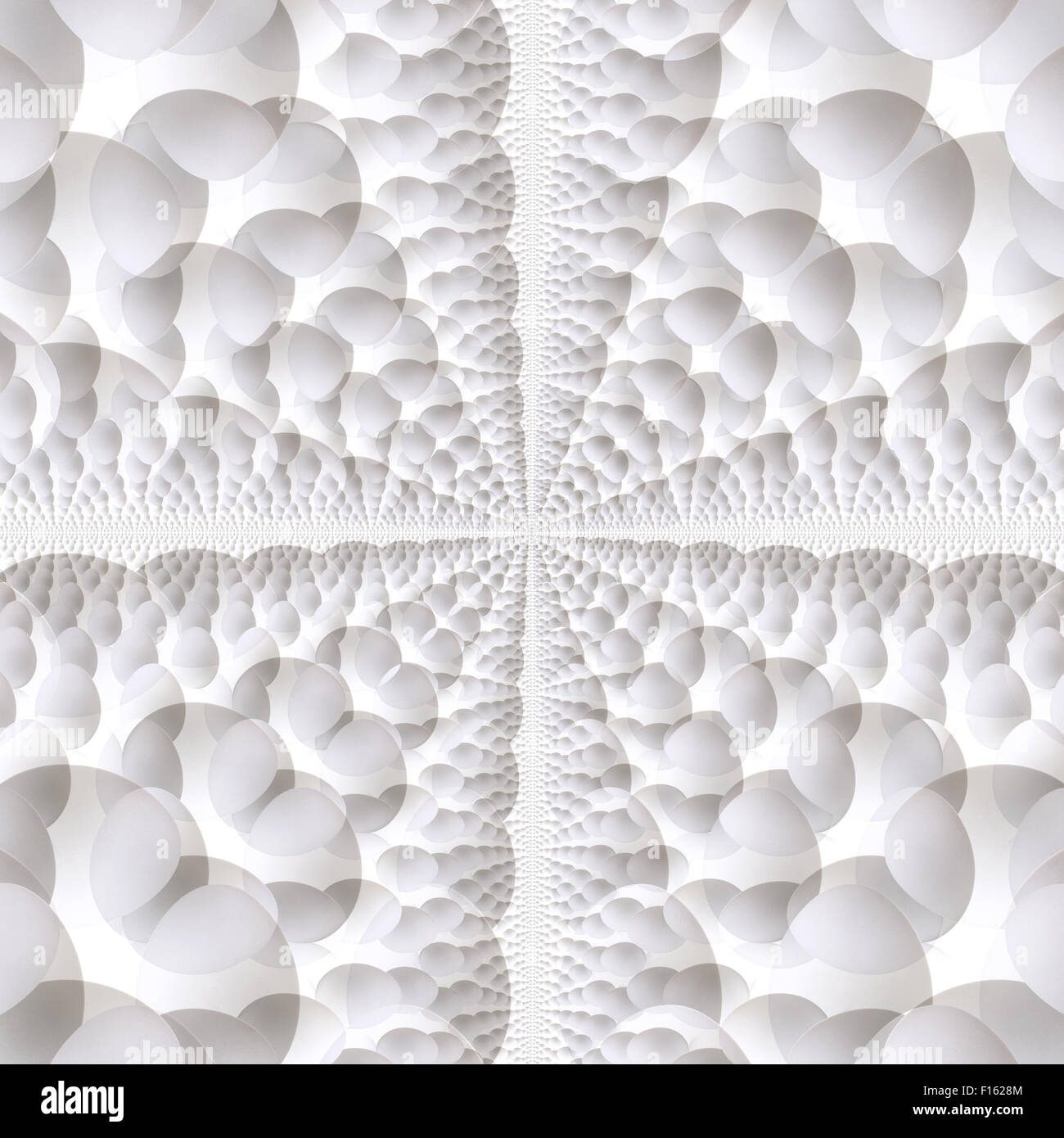 grey and white abstract backdrop , square composition Stock Photo