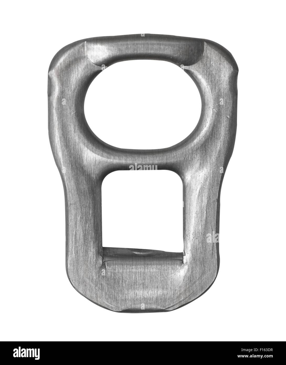 ring pull isolated on a white background Stock Photo Alamy