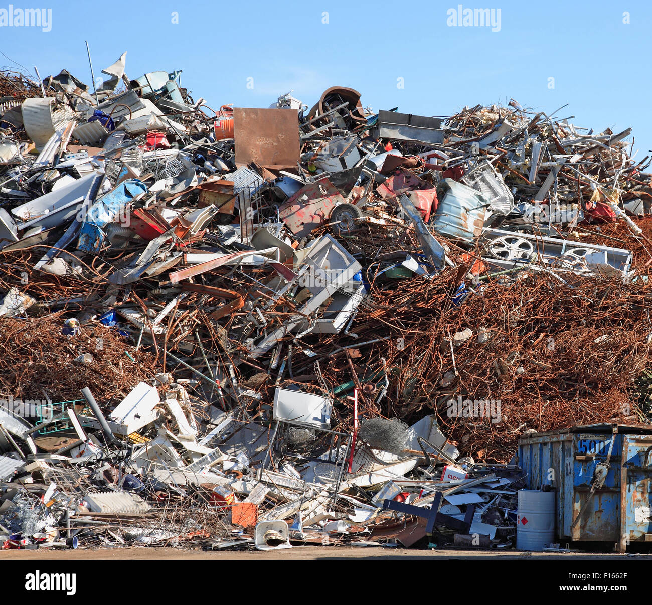 scrapyard Stock Photo