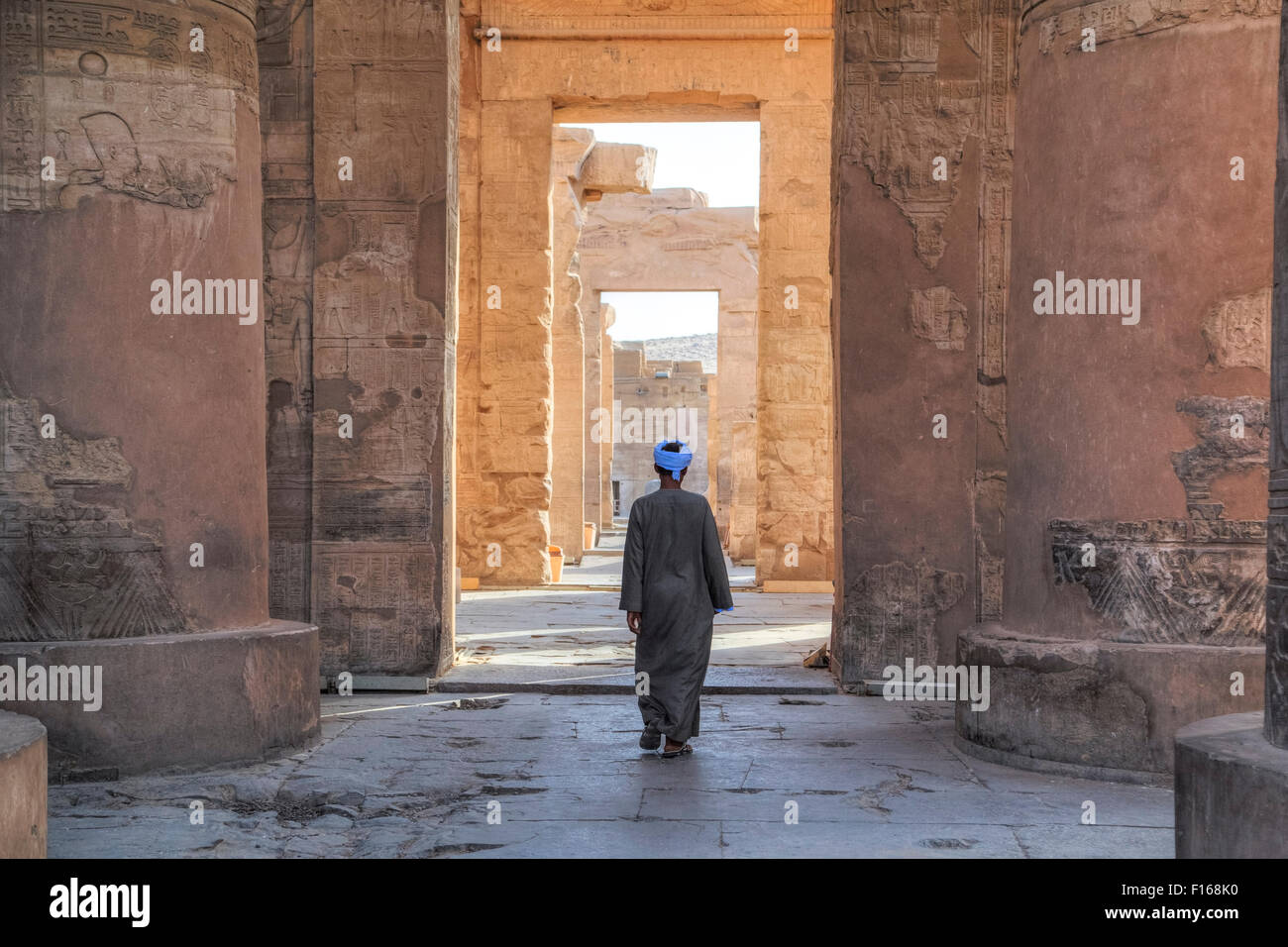 Temple of Kom Ombo, Aswan, Egypt, Africa Stock Photo