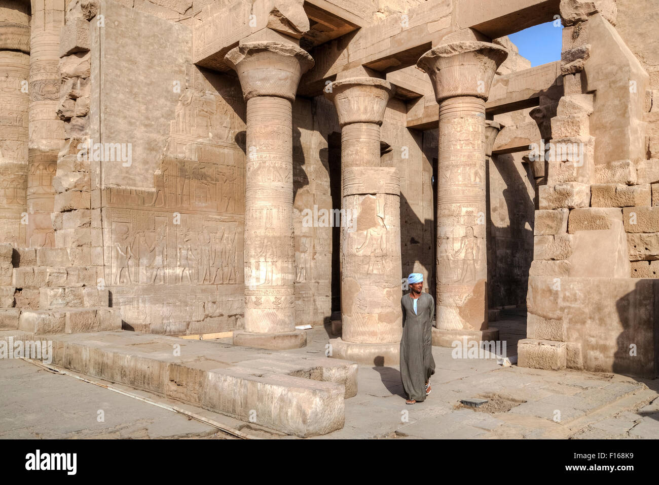 Temple of Kom Ombo, Aswan, Egypt, Africa Stock Photo