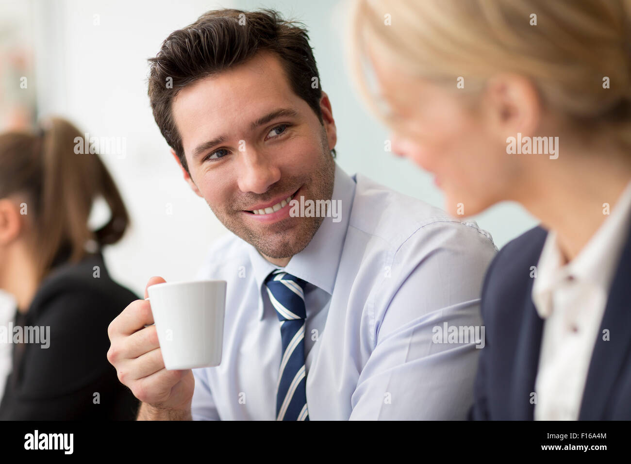 Business people meeting, portrait of a businessman Stock Photo - Alamy